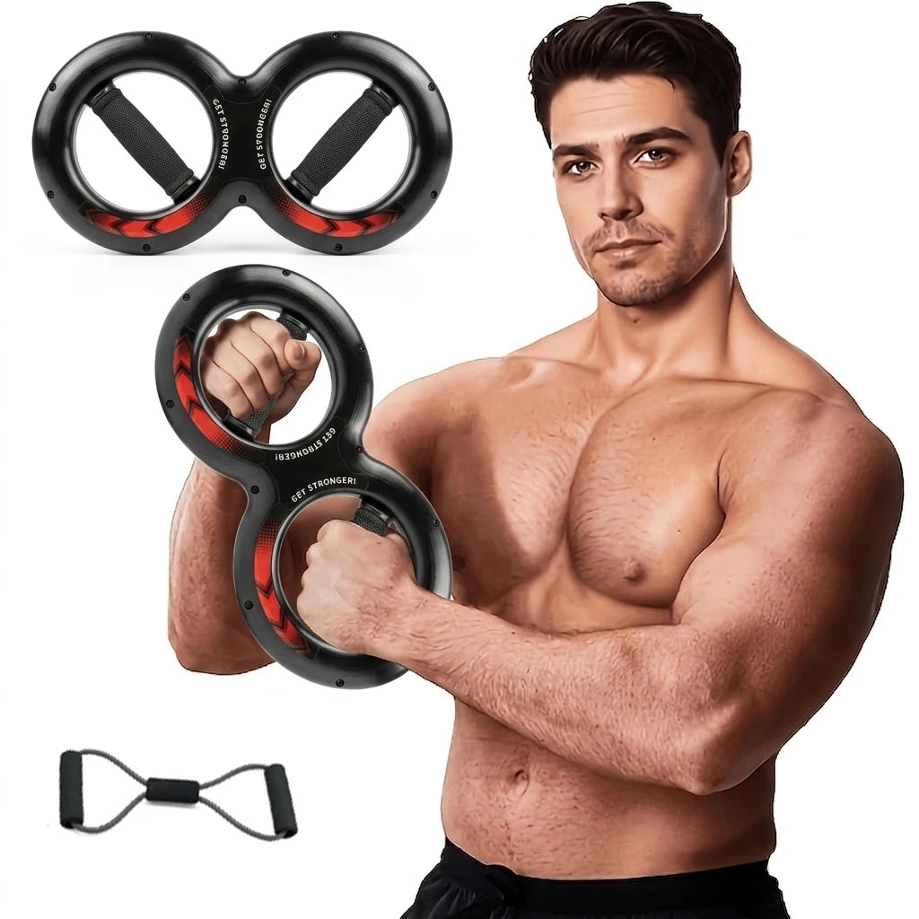 8 Shaped Arm Strength Trainer For Wrist Forearm Exercise