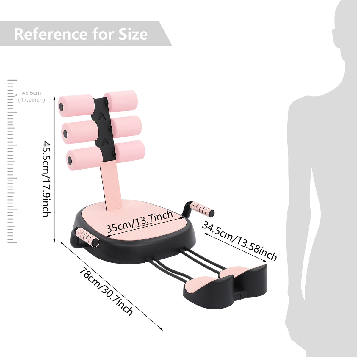 Multifunctional Sit Up Home Workout Ab Trainer With Support Pads