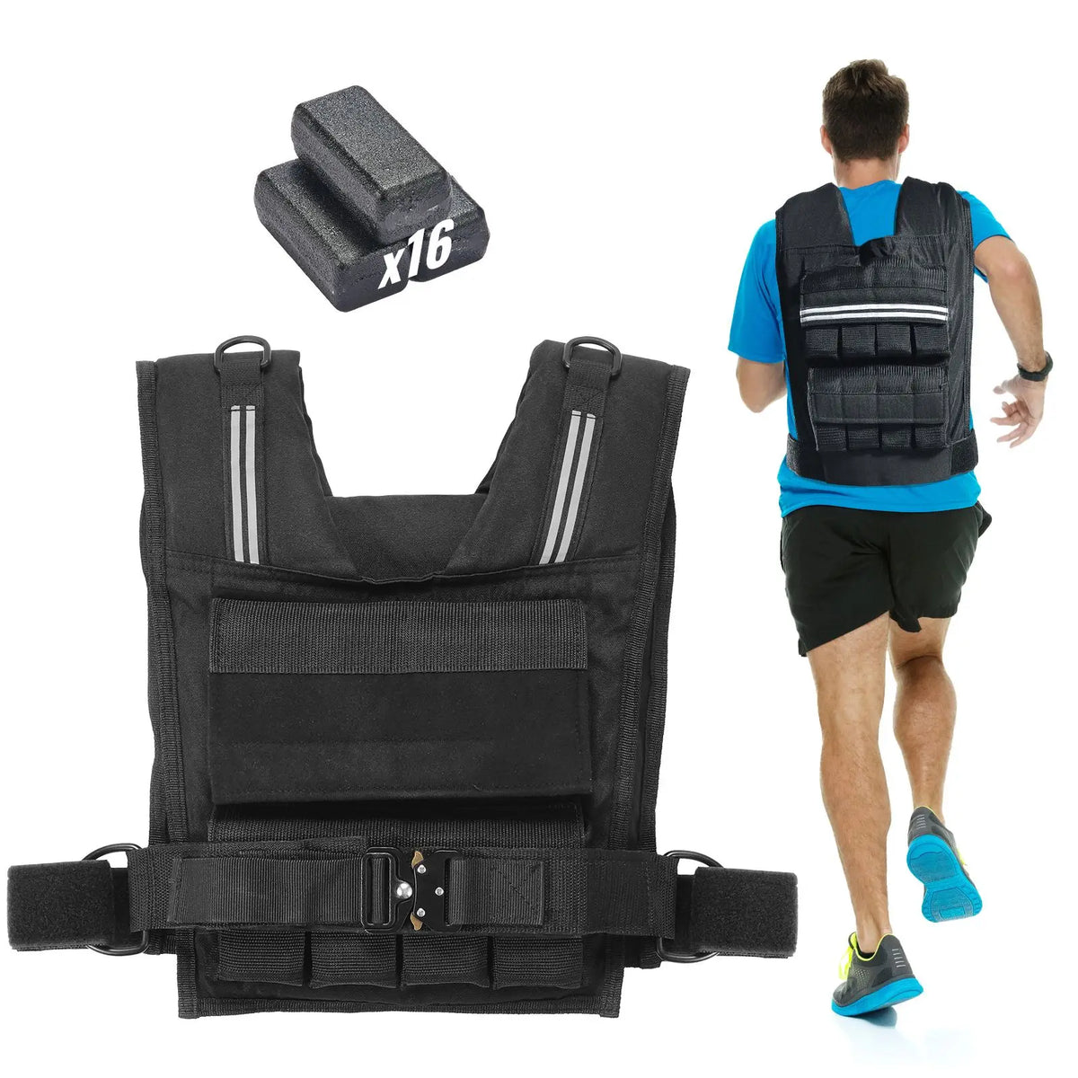 Adjustable Weighted Vest For Strength Training And Cardio Workouts