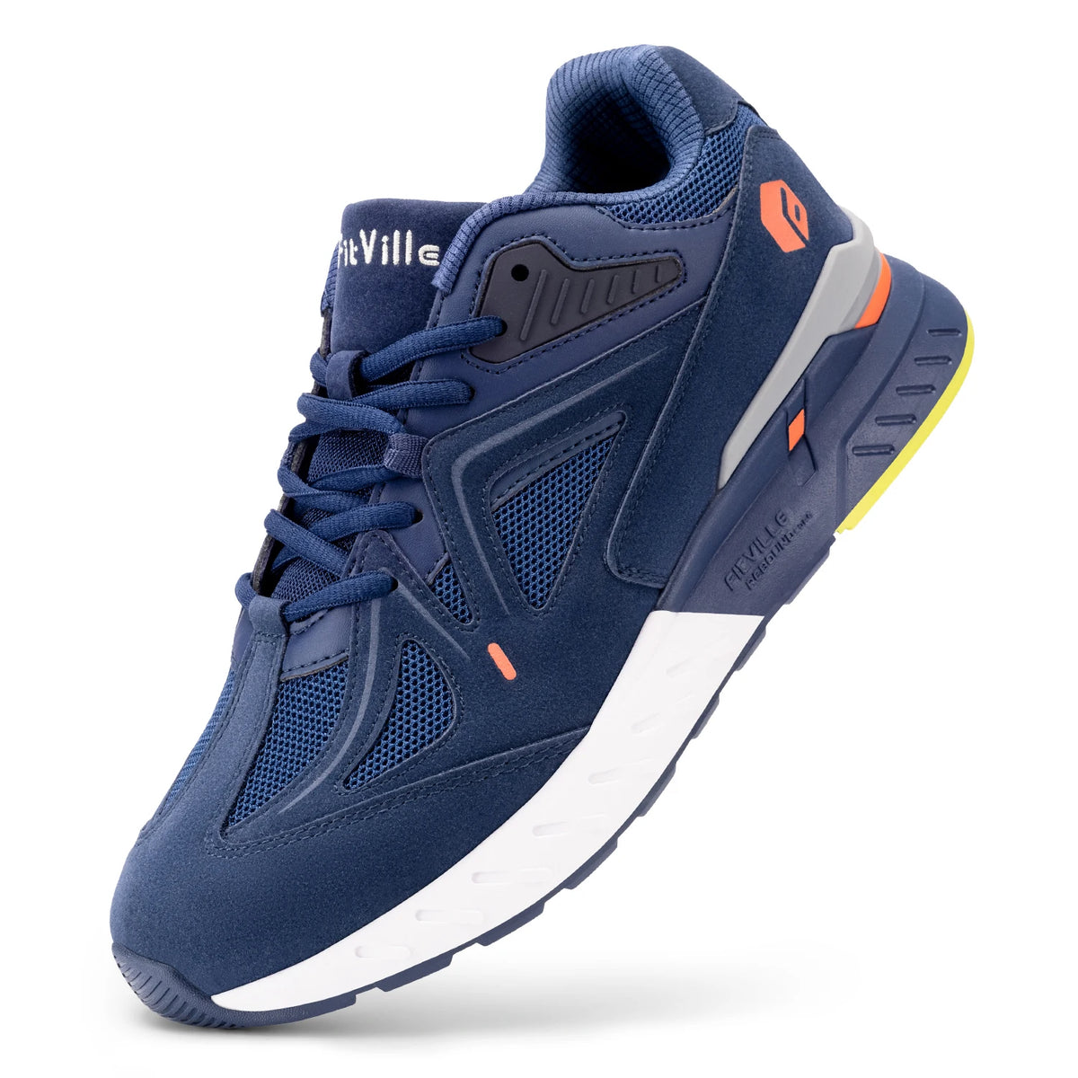 Fitville Men Extra Wide Lightweight Walking Shoes For Arch Support