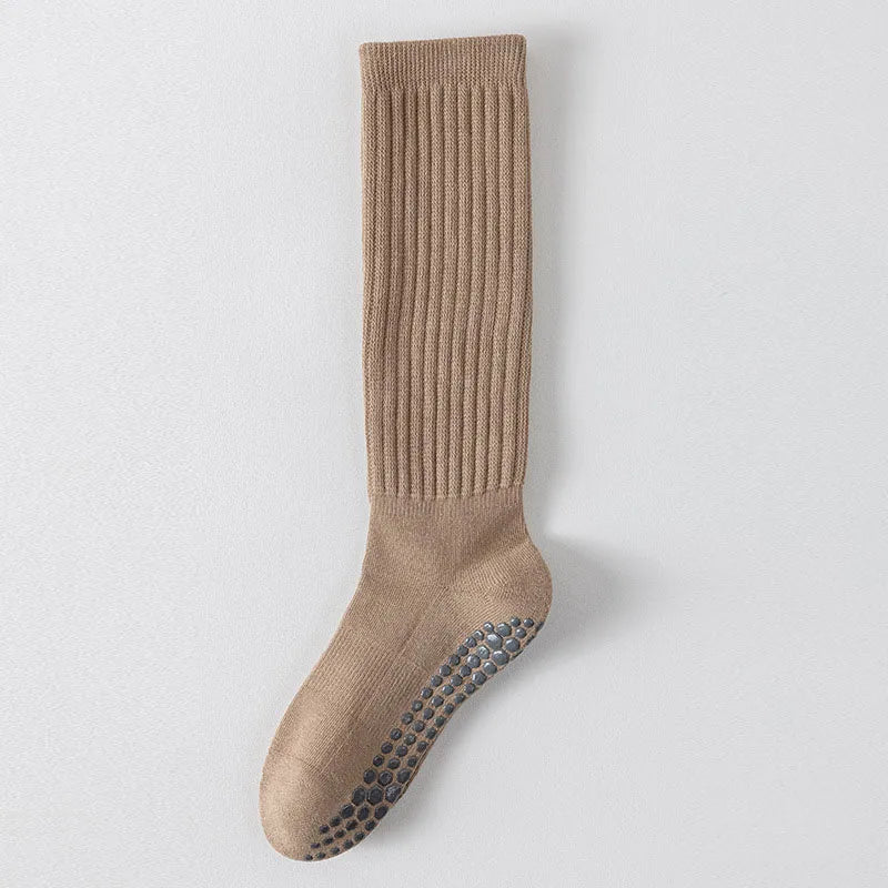 Women Yoga And Pilates Socks With Cotton Silicone Grip