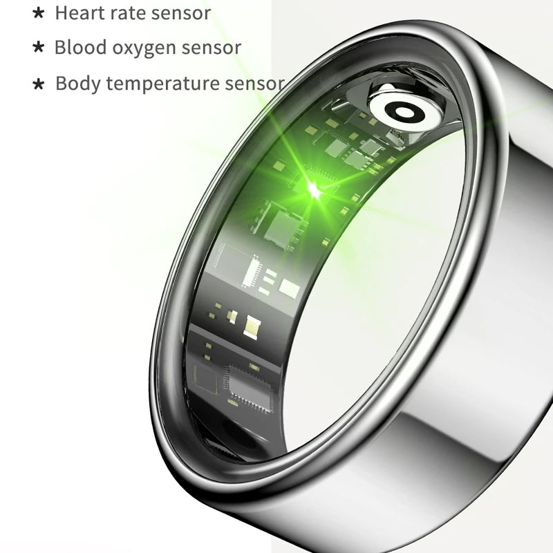 Premium Smart Ring With Bluetooth Call And Heart Rate Monitor