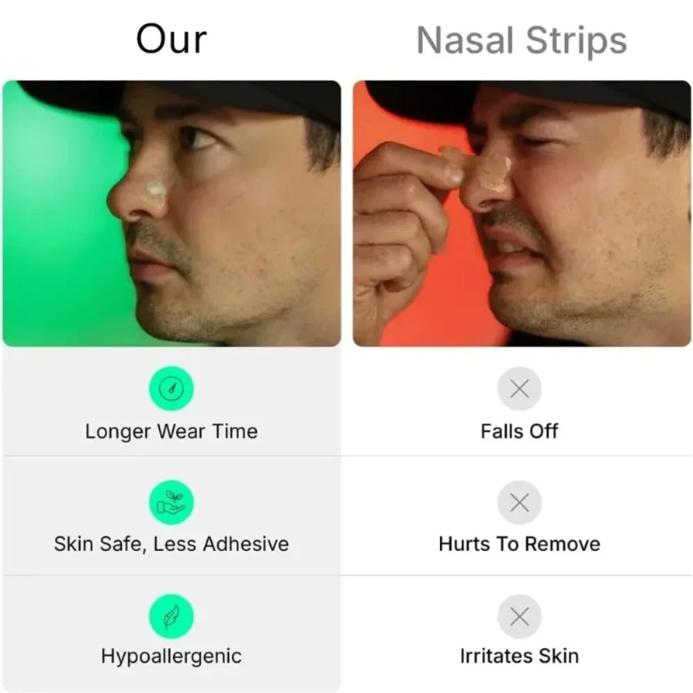 Magnetic Nasal Breathing Strips For Snoring Relief And Exercise