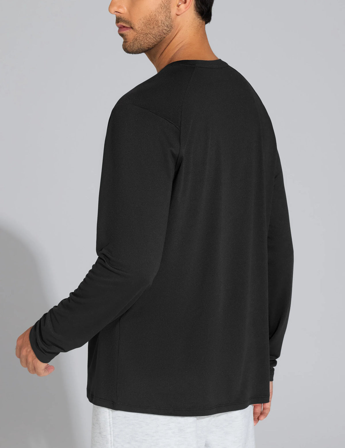 Gym People Men'S Lightweight UPF 50 Plus Long Sleeve Pullover
