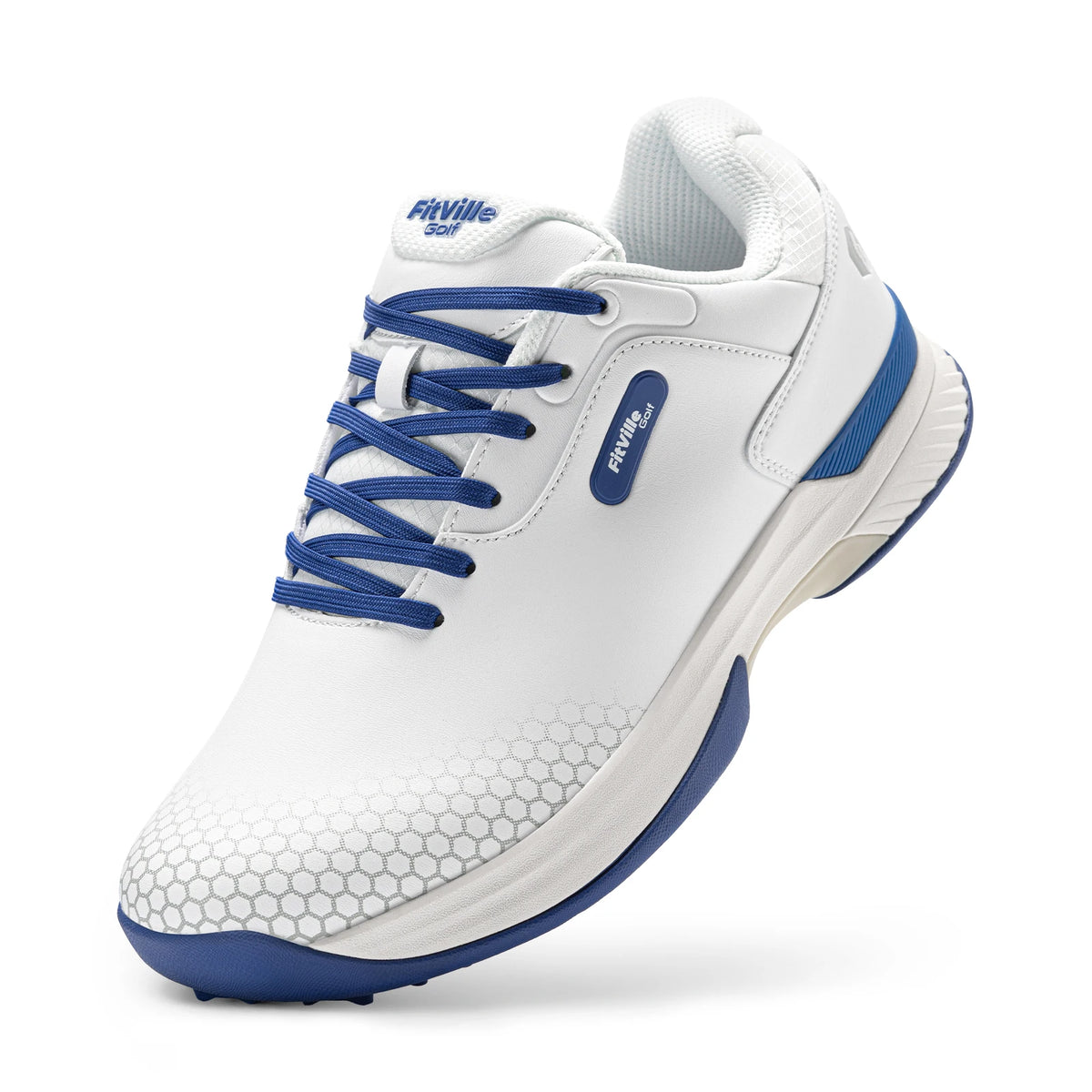 Fitville Men Wide Golf Shoes Breathable Lightweight Comfortable Sneakers