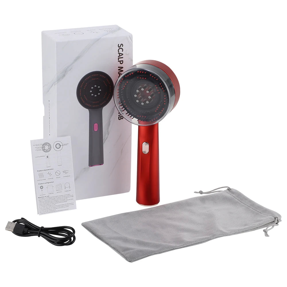 Afdeal Electric Red Light Hair Follicle Kneading Comb