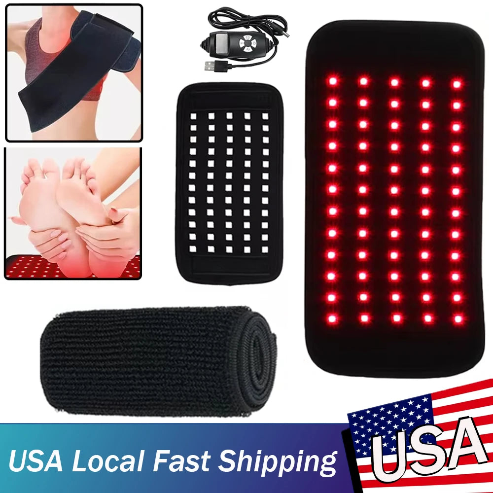 Portable Infrared LED Heating Pad For Back Pain Relief