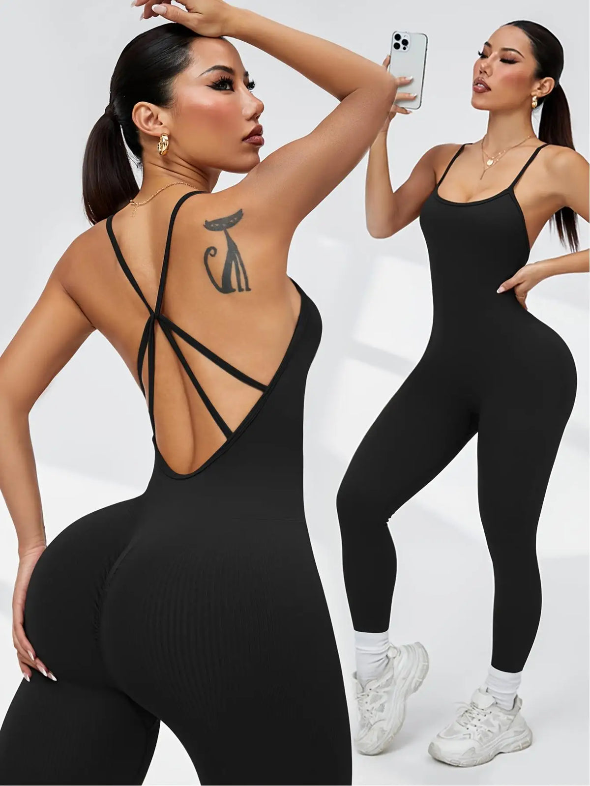 Seamless Yoga Sports Bra And Leggings Set For Active Women