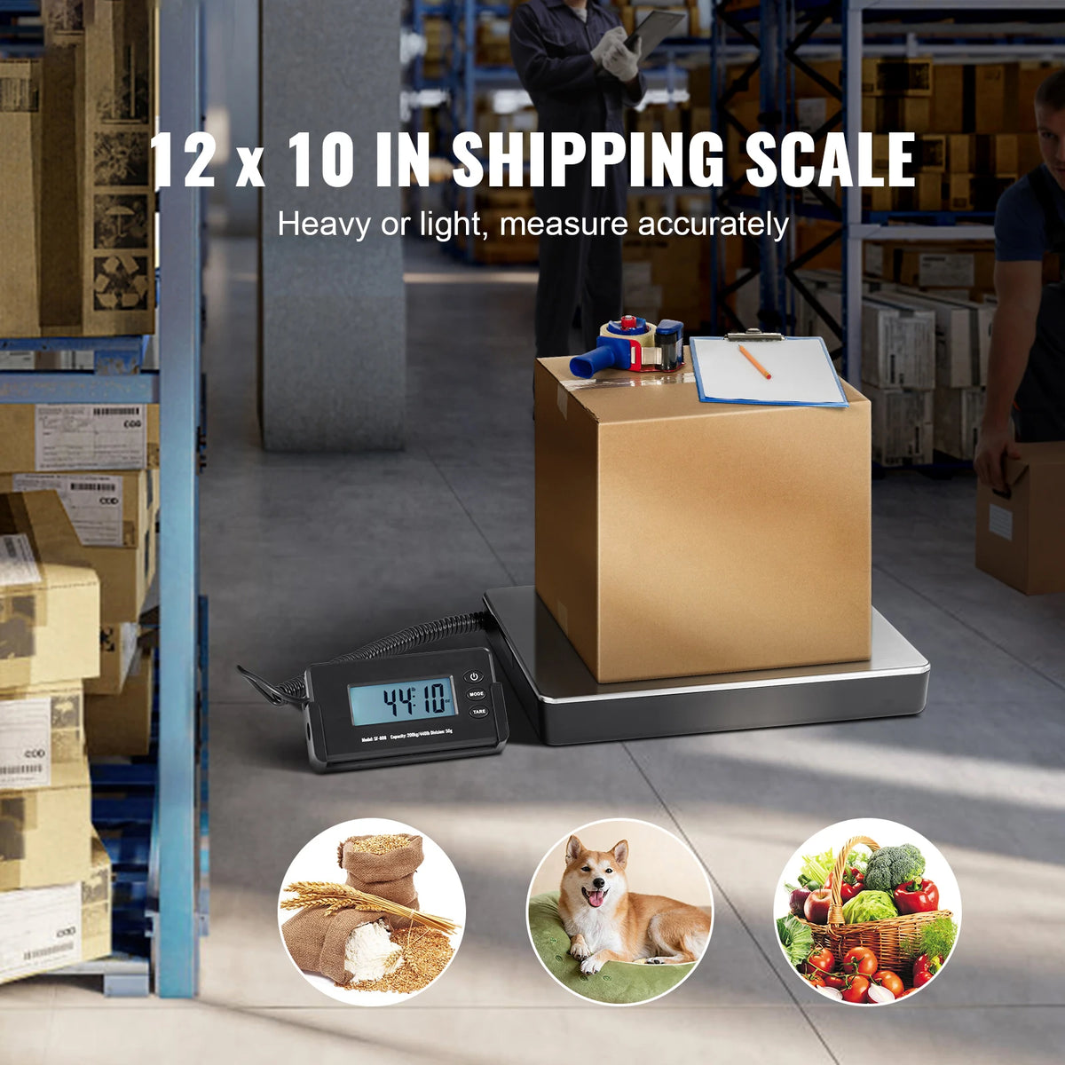 SucceBuy Digital Postal Scale With Tare Function And Lcd Display