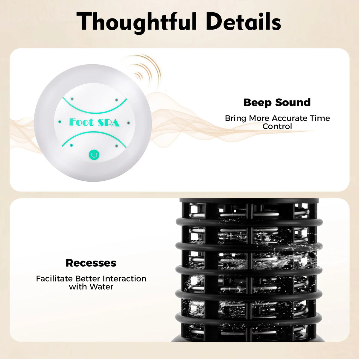 Electric Foot Spa With Vibration Massage And Detox Care