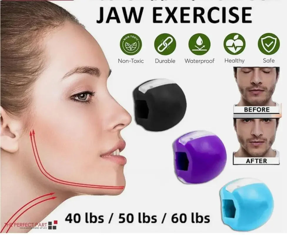 Professional Jawline Chew Balls For Facial Muscle Exercise Training