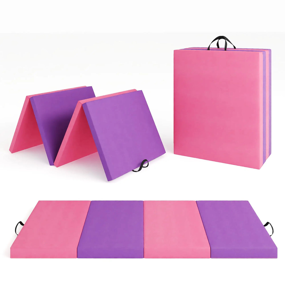 HiMISS Foldable Gymnastics Tumbling Exercise Mat For Home Yoga