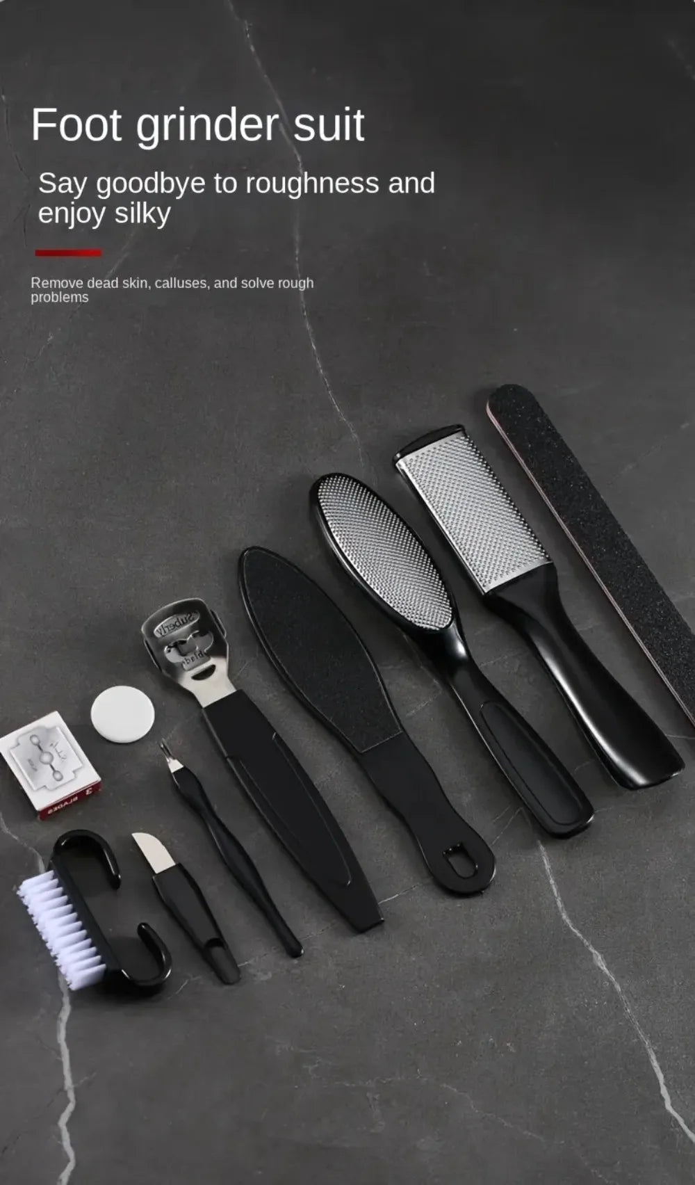 Premium Stainless Steel Professional Pedicure Tool Set