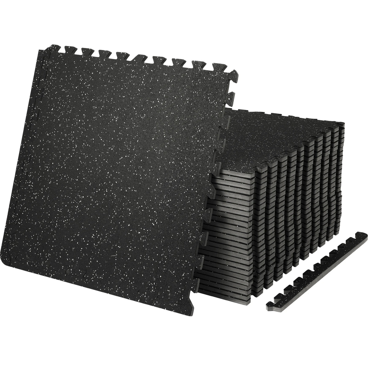 SucceBuy Interlocking Gym Floor Mats Eva Foam Rubber Surface