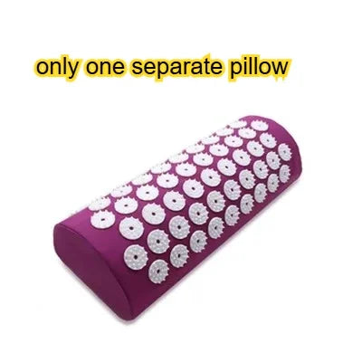 Acupressure Mat Pillow Set For Neck Back Foot Pain Relief