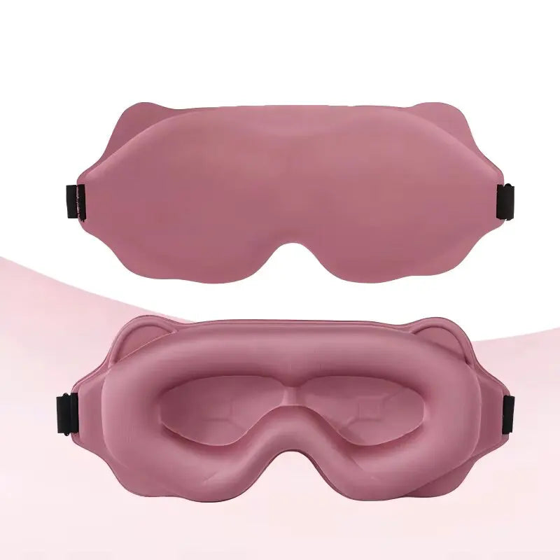 Weighted 3D Contoured Blockout Sleep Eye Mask Side Sleepers