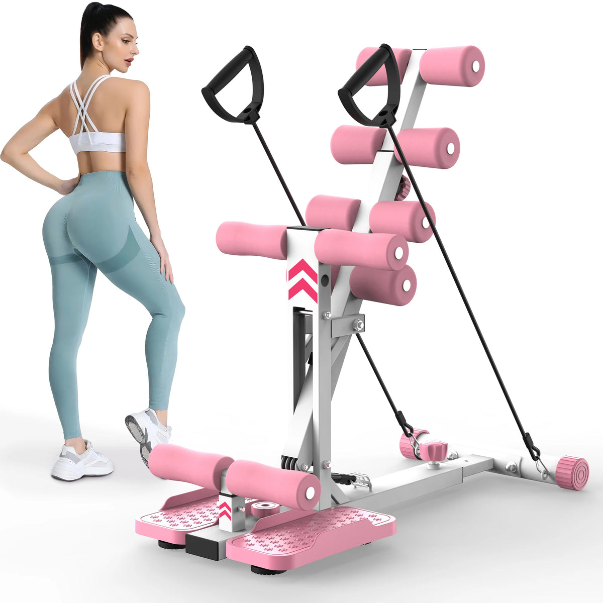 Deep Squat Resistance Bands Machine For Home Gym Glute Core Fitness