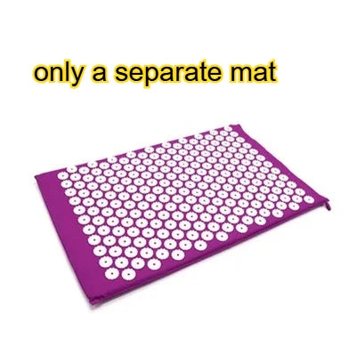Acupressure Mat Pillow Set For Neck Back Foot Pain Relief