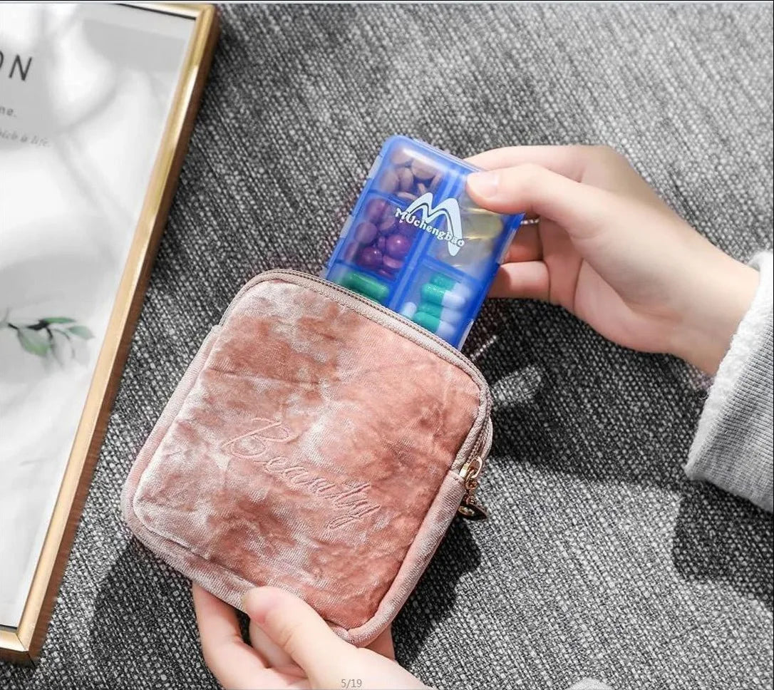 Travel Moisture Proof Pill Organizer Daily Medicine Case
