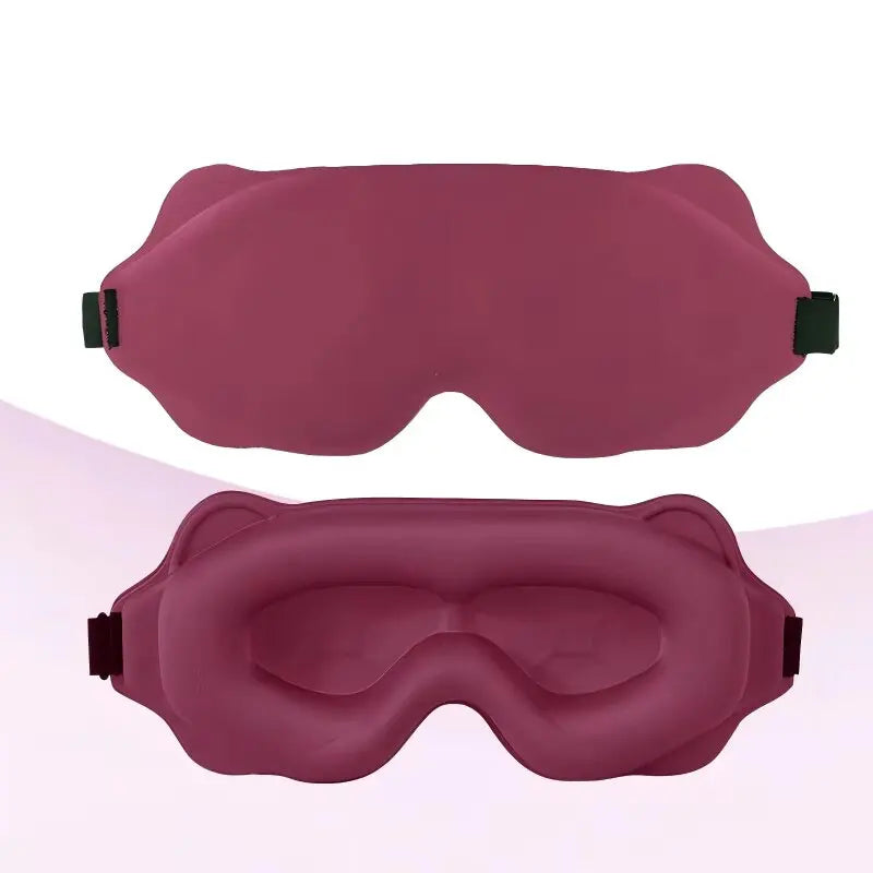 Weighted 3D Contoured Blockout Sleep Eye Mask Side Sleepers