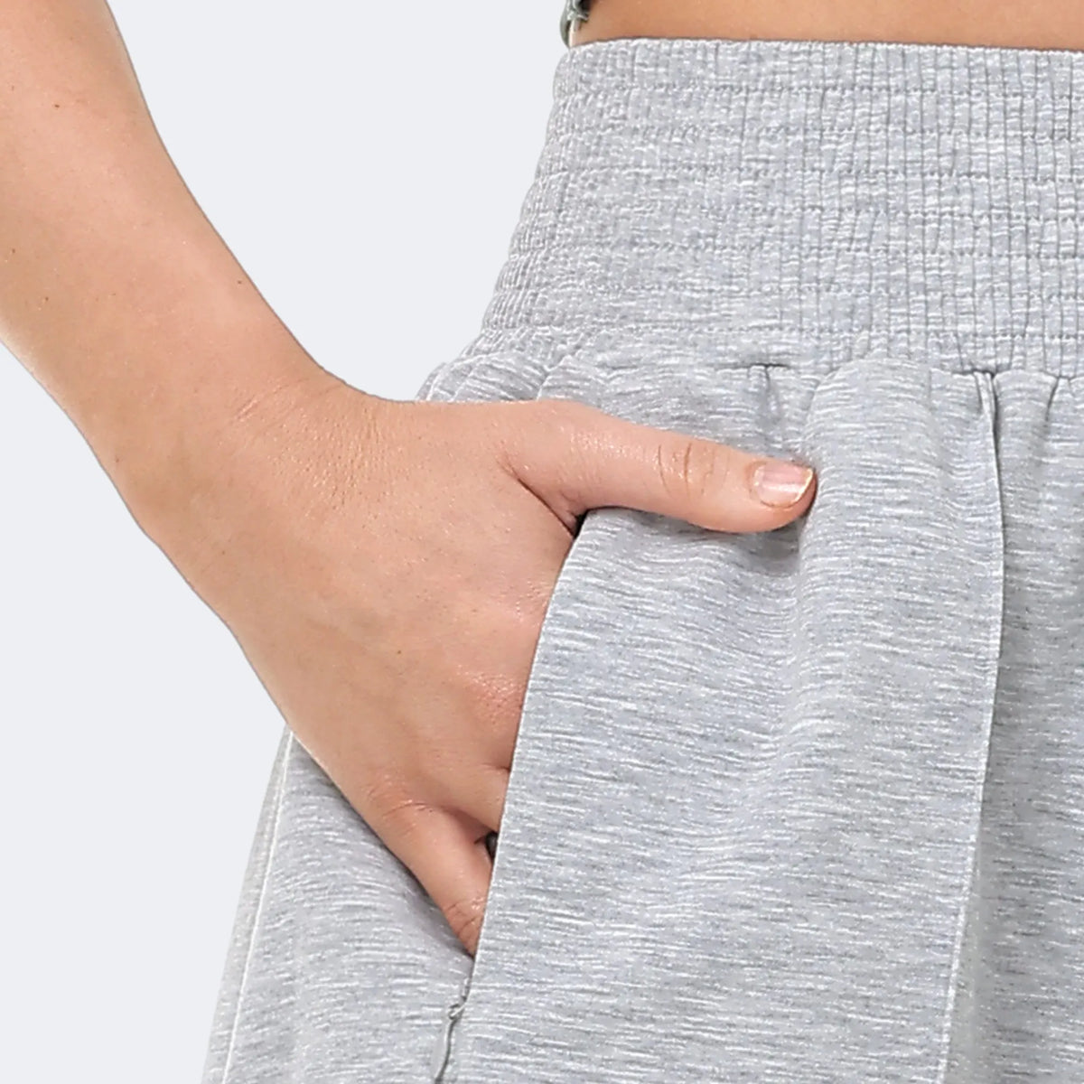 The Gym People Women's High Waist Sweat Shorts With Pockets