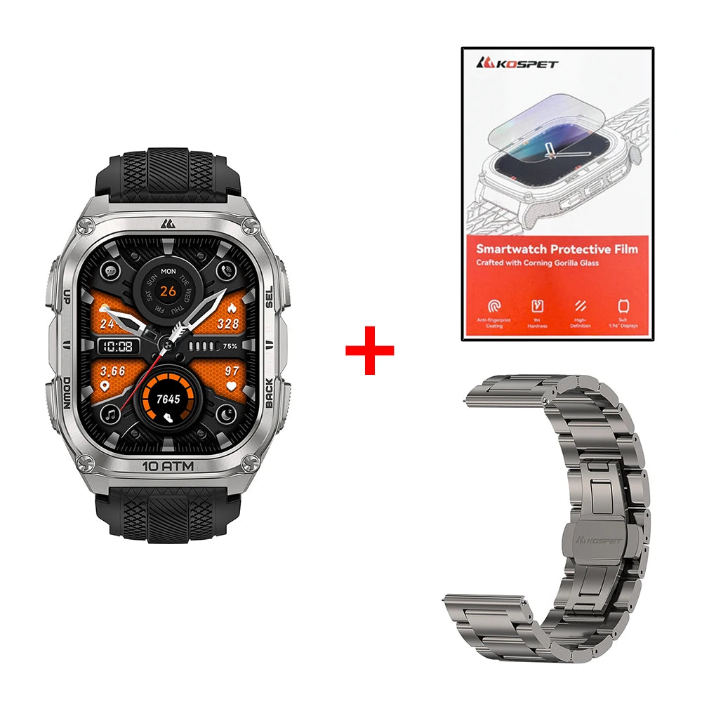 Kospet Tank M4 Smart Watch With GPS And Health Tracking